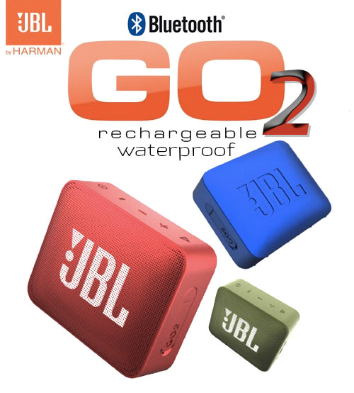 JBL Go 2 Ultra Waterproof Portable Bluetooth Speaker